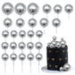 Gyufise 30Pcs Mini Balloon Cake Topper Foam Ball Cake Picks Cupcake Faux Pearl Balls Diy Cake Insert Topper Decoration For Anniv