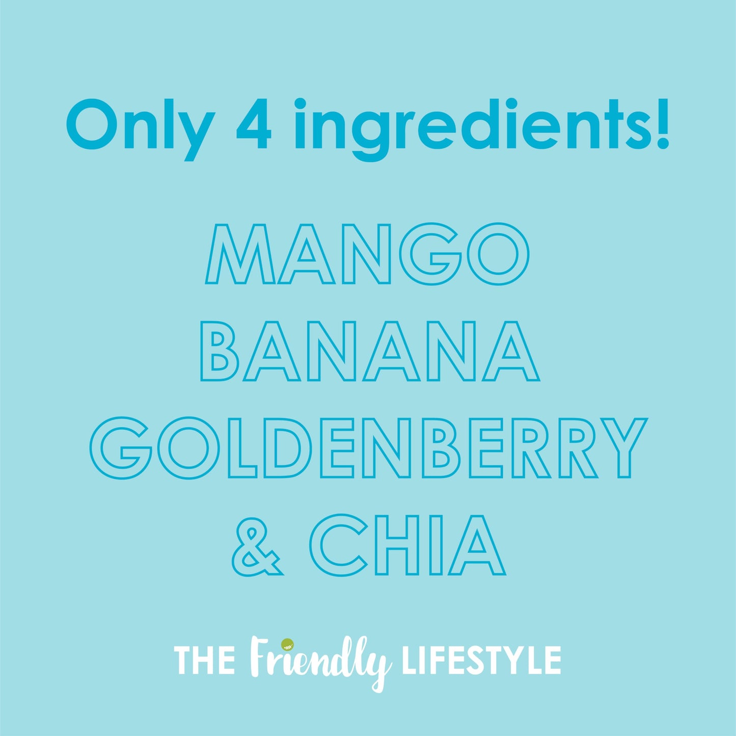 Friendly Fruit Bar | Banana, Mango, Goldenberry, and Chia | (12 pack);1.05 ounces | Healthy Natural Snack, Energetic, Plant Base