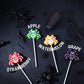 Sweetzo Spider Halloween Tattoo Lollipops, 24 Count, Individually Wrapped, 15.7 cm x 6.5 cm x 17.9 cm, Perfect for Trick or Treat