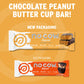No Cow High Protein Bars, Chocolate Peanut Butter Cup - Healthy Snacks, 20g Vegan Protein, High Fiber, Low Sugar, Keto Friendly,