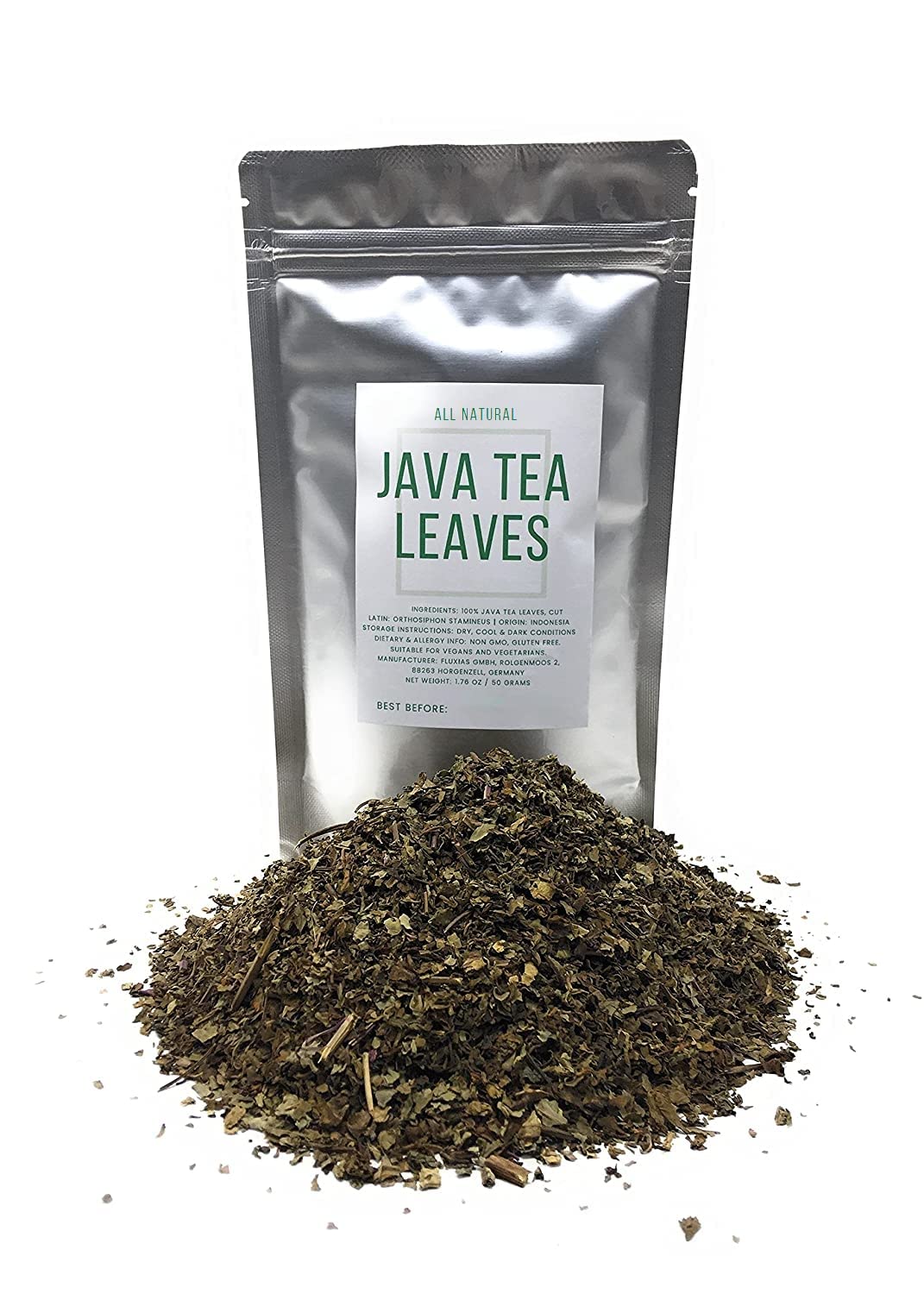 Naturegrail Java Tea Leaves - 100% Natural Dried Orthosiphon Stamineus - 1.76oz (50g)