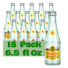 Topo Chico Natural Mineral Water Imported from Mexico 6.5 fl oz Glass Bottle 15 Pack