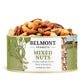 Belmont Peanuts Gourmet Sea-Salted Mixed Nuts, 18 oz – Cashews, Almonds, Pecans, Filberts, Pistachios, No Preservatives
