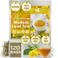 FRESHDRINKUS Mullein Leaf Herbal Tea Bags, 100% Natural, Vegan, 120 Count