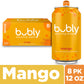 bubly Sparkling Water, Mango, Zero Sugar & Zero Calories, Seltzer Water, 12 Fl Oz Cans (Pack of 8)