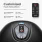 Renpho Foot Massager Machine With Air Compression & 3 Heating Levels, Heated Shiatsu Foot Massager With Wireless Remote Control,