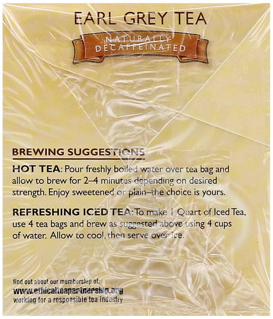 Twinings Earl Grey Decaf Tea, Tea Bags, 20-Count Boxes (Pack Of 12)