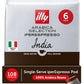 Illy Coffee IperEspresso Capsules - Single-Serve Coffee Capsules & Pods - Single Origin India Dark Roast - Notes of Black Pepper and Extra-Dark Chocolate - 100% Arabica - 18 Count (Pack of 6)
