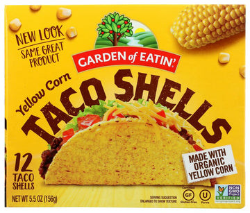 Garden Of Eatin Yellow Corn Taco Shells (12x5.5 Oz) Pack Of 3