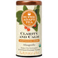 The Republic of Tea Clarity and Calm Herbal Tea, 36 Tea Bags, Organic, Caffeine Free