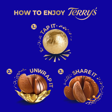 Terrys Milk Chocolate Oranges Large  Delicious Tasting Chocolate - Stocking Stuffer and Party Favors - Great for Sharing with Friends and Family