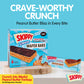 SKIPPY Creamy Peanut Butter & Chocolate Fudge Wafer Snack Bar, 6 ct, 1.3 oz Each - Delicious Treat for On-the-Go Snacking