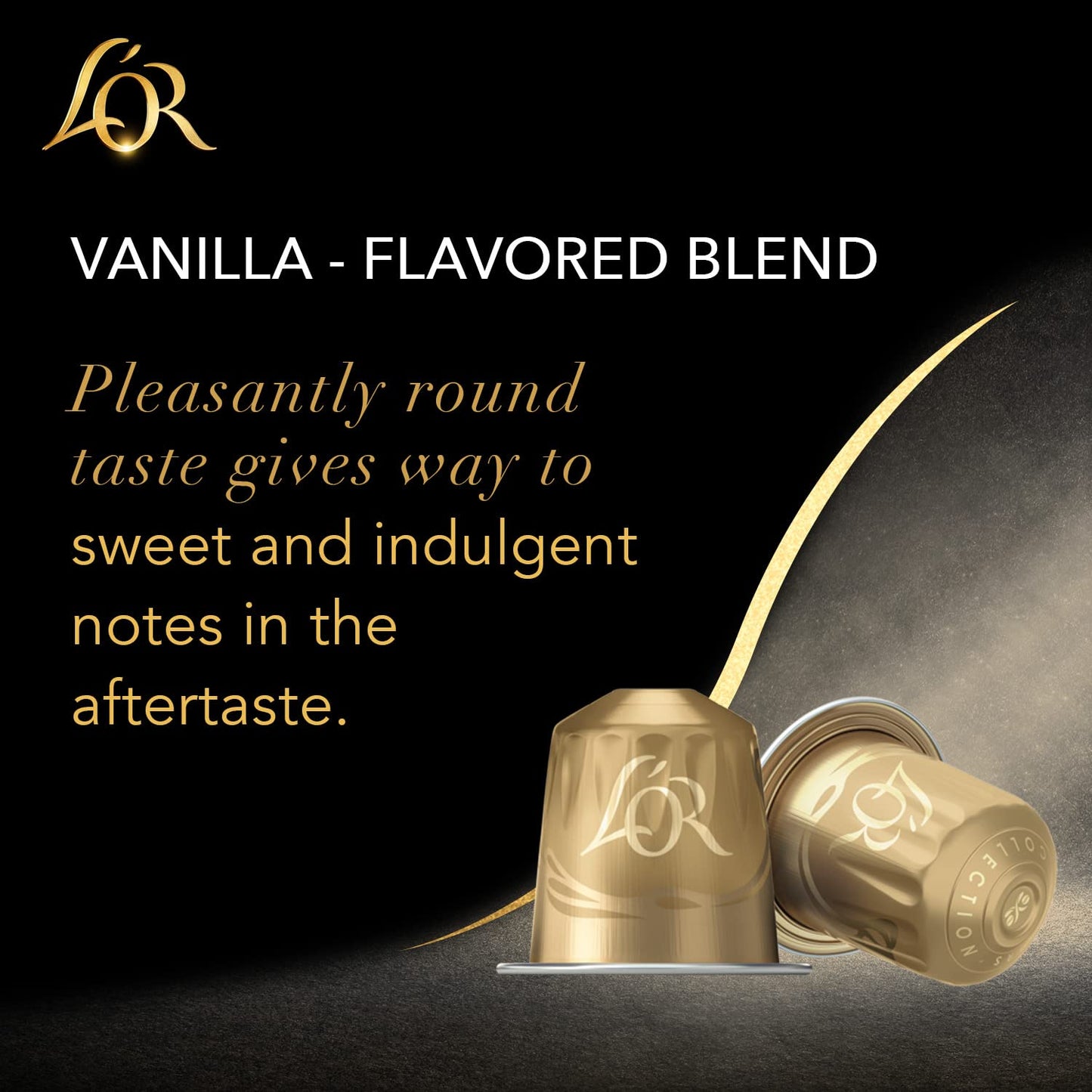 LOR Coffee Pods  10 Count Vanilla Blend  Single-Serve Aluminum Coffee Capsules Compatible with the LOR BARISTA System & *Nespresso Original Machines  10 count (Pack of 1)