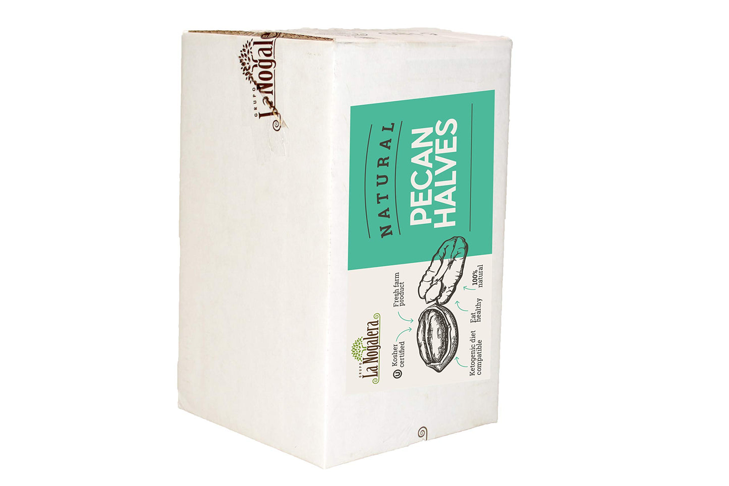 La Nogalera Pecans - Raw Pecan Nuts, Natural, 5 Lbs Vacuum Sealed Bag. They Compare To Organic, No Shell, Non-Gmo, No Preservati