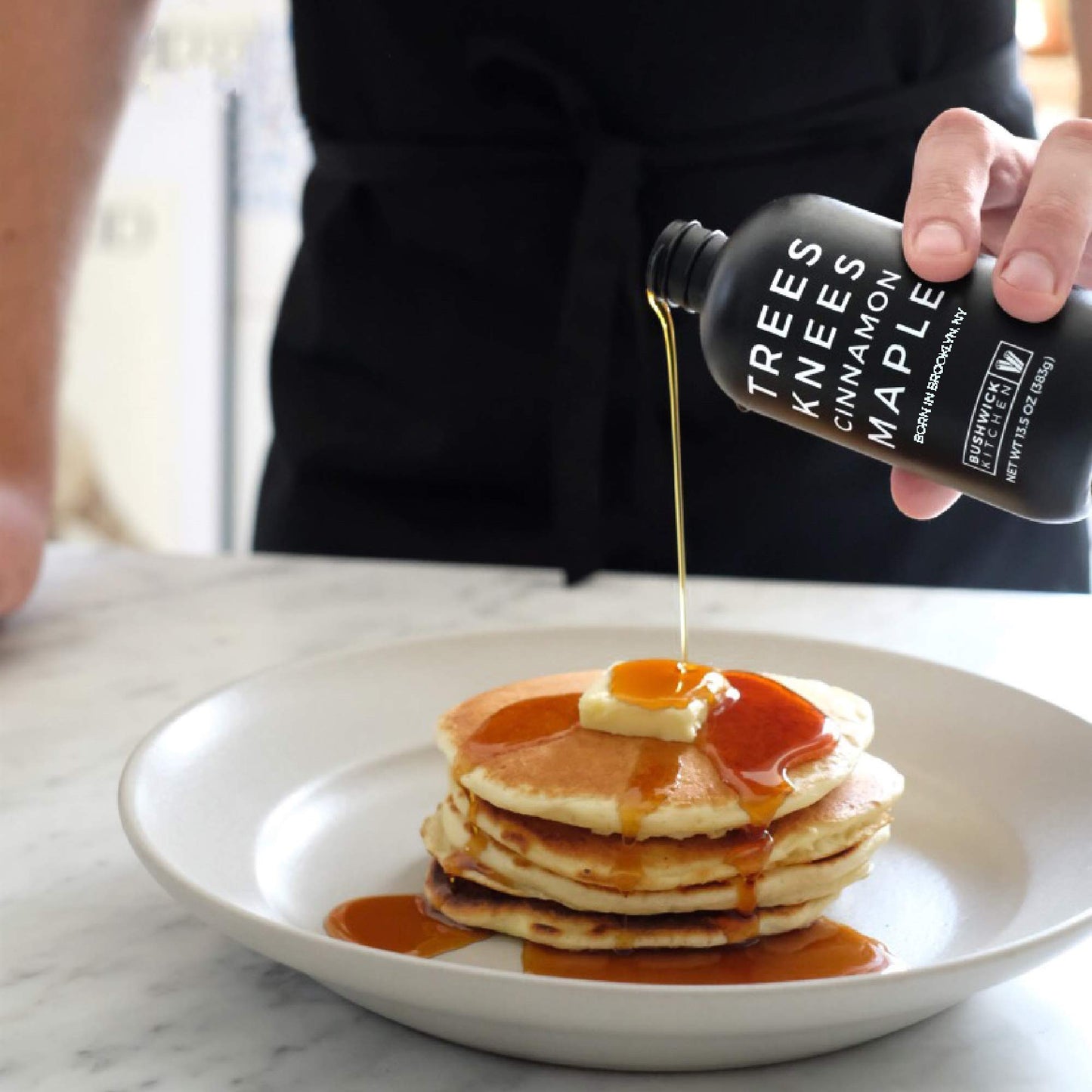 Bushwick Kitchen Organic Maple Syrup Infused with Cassia Cinnamon, 11.5 Ounce, Vegan, Gluten Free, Grade-A