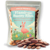 Gears Out Flamingo Bunny Bites – Roasted Salted Almonds – 8oz – Funny Easter Snack for Adults & Teens – Made in USA