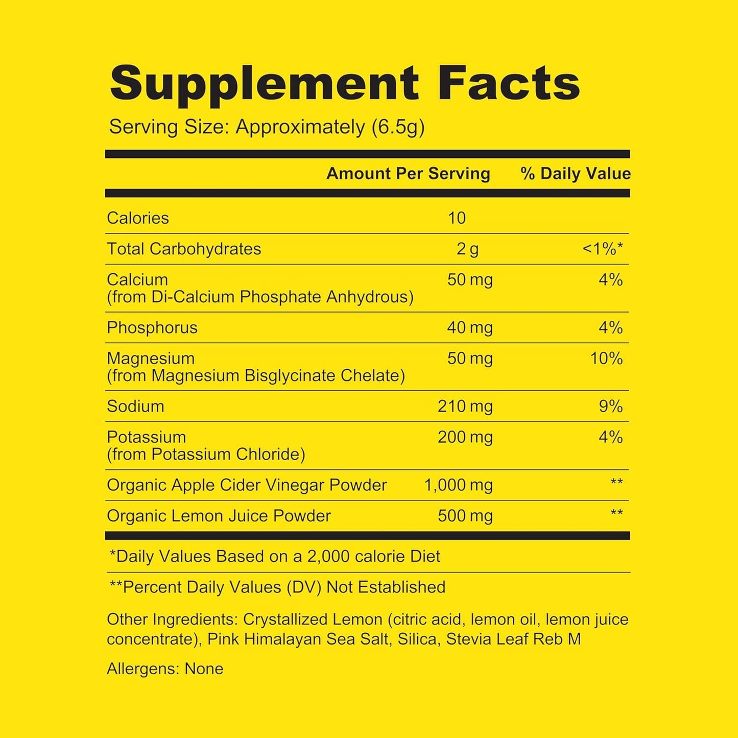 Routine Morning Daily Hydration | Electrolyte Powder Packets With Apple Cider Vinegar, Lemon, And Sea Salt | Keto & Paleo-Friendly Electrolyte Drink Mix (10 Pack)