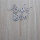 Aminjie Bride To Be Cake Topper For Bridal Shower/Wedding Shower/Engagement/Bachelorette/Hen Party Decorations, Double Sided Sil