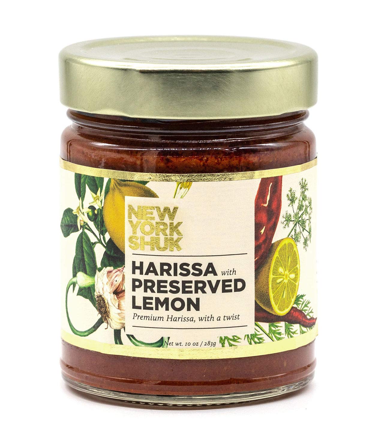 New York Shuk Harissa with Preserved Lemons, 10 Ounce, Model 0851907007131