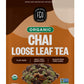 FGO Organic Chai Tea, 4 Ounce Loose Leaf, Resealable Bag, Packaging May Vary (Pack of 1)