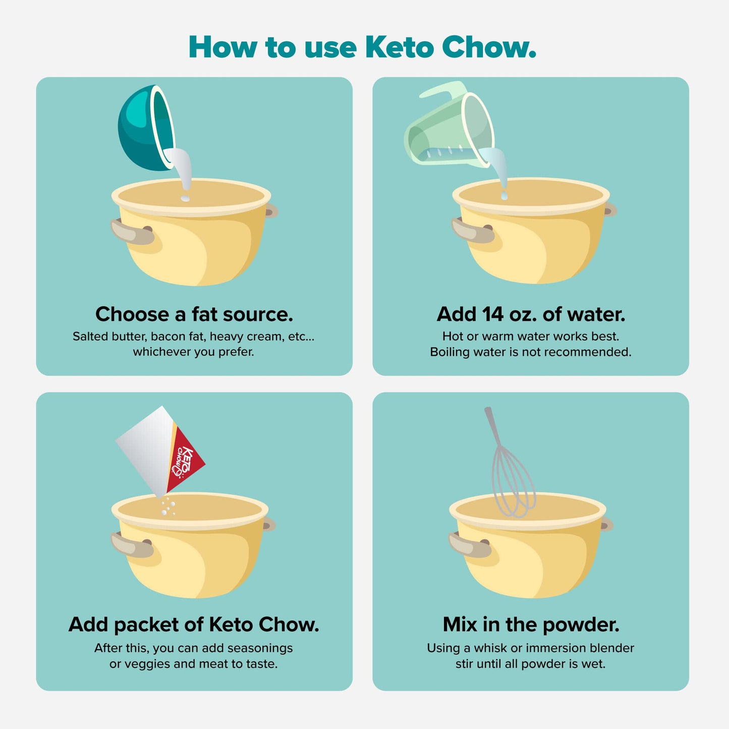 Keto Chow Beef Soup Base - 1 Meal Pack