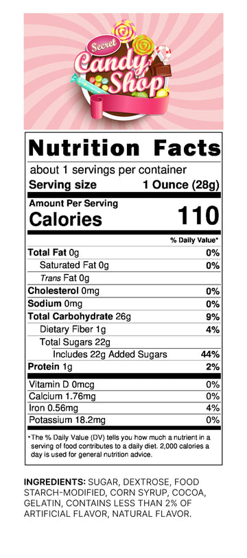 Candy Shop Premium Mini Dehydrated Marshmallows Bits (Chocolate) (Pack Of 3 Bottles)