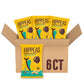 Hippeas Chickpea Puffs, Groovy White Cheddar, 4 Ounce (Pack of 6), 4g Protein, 3g Fiber, Vegan, Gluten-Free, Crunchy, Plant Prot