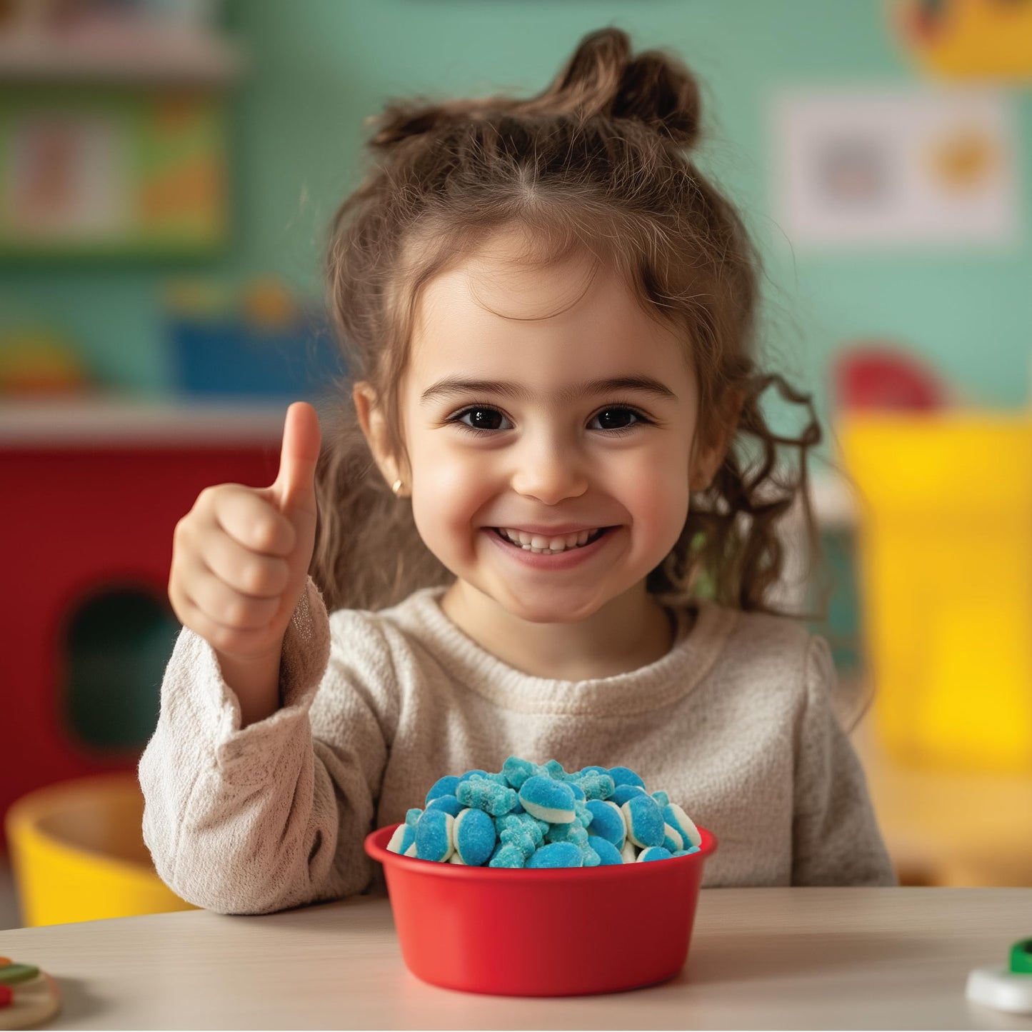 ILIKE! Blue Gummy Candy Mix - 2-Pound Bag of Blue Raspberry Puffs & Sour Gummy Bears