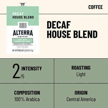 Flavia Decaf House Blend Freshpacks for Flavia malt-inspired, Light Roast, 25 Ounce (Pack of 1)