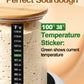 Sourdough Starter Warmer Kit - Precise 1F Temperature (70~120F Range) & 0~24H Timer Control Dough Heating Mat with 2 Thermometer