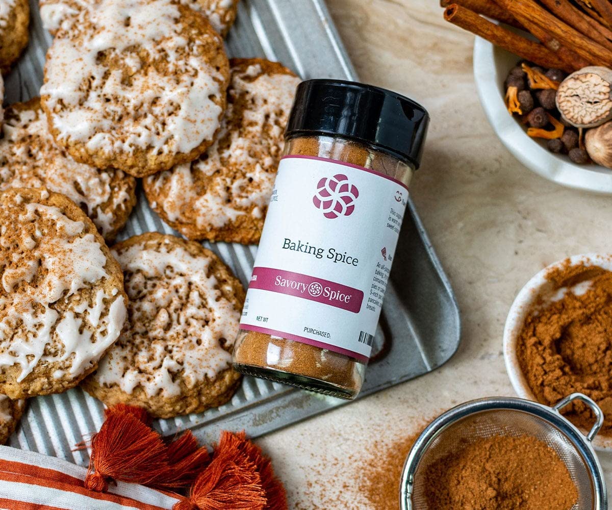 Savory Spice Baking Spice - All-Purpose Baking Spice Blend With Cinnamon, Nutmeg, Mace, Allspice & Ginger | Mixed Spices For Bak