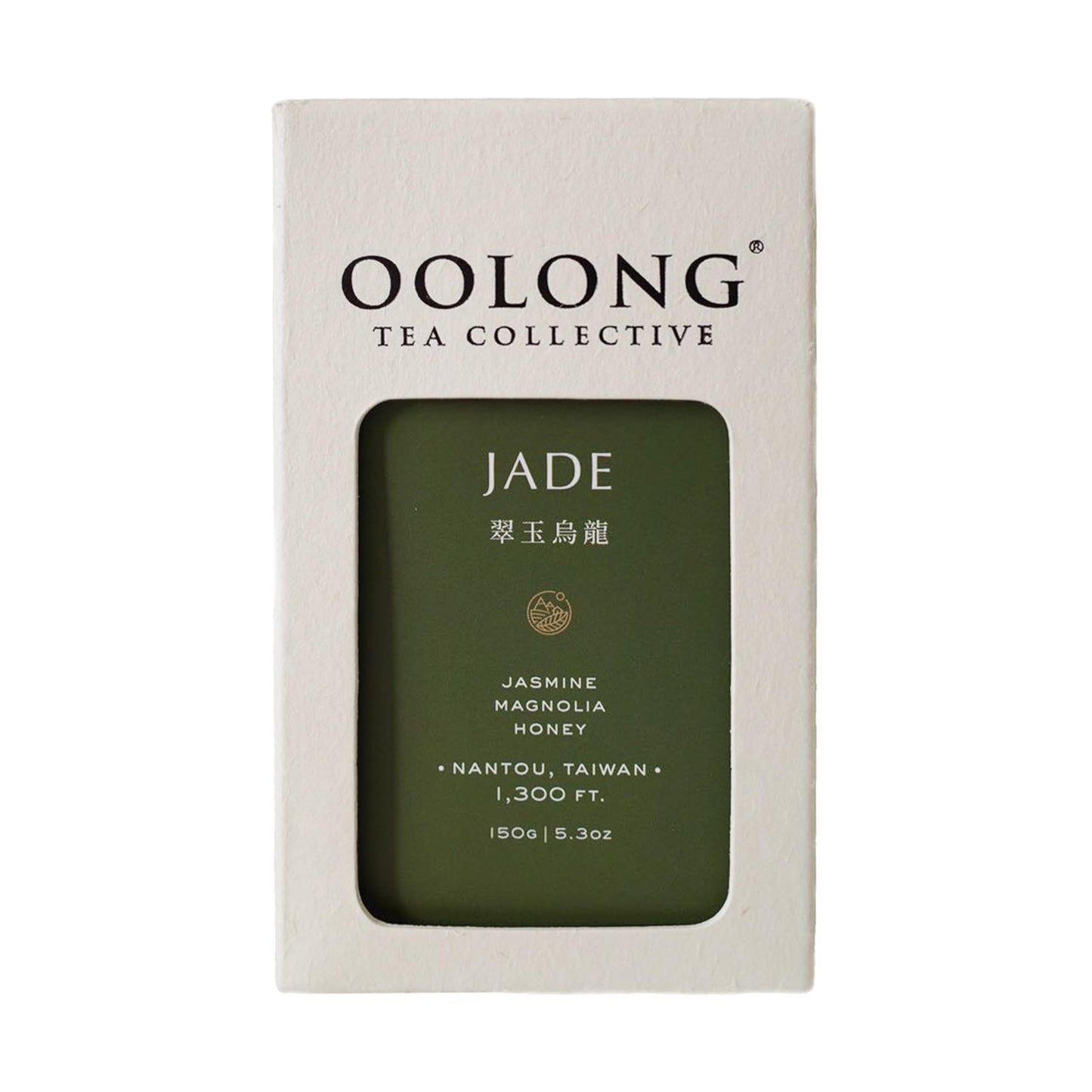 OOLONG TEA COLLECTIVE Jade Oolong Tea - Premium Loose Leaf, Floral Aroma, 150g (5.3oz)