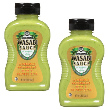 Wasabi Sauce for Sandwiches and Dipping - Pack of 2 - A Versatile Condiment with a Velvety Zing - Trusted Name and Great Flavor 