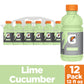 Gatorade Thrist Quencher, Lime Cucumber, 12 Fl Oz (Pack of 12)