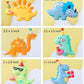 Gallarato 6 Pcs Little Dino Birthday Cake Decoration Dinosaur Cake Decoration Little Dinosaur Birthday Party Supplies Dinosaur P