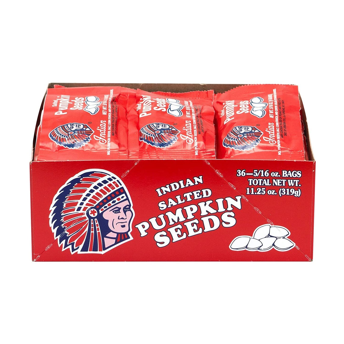 Indian Salted Pumpkin Seeds (36- 5/16 Oz. Bags)