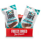 Sow Good Freeze Dried Ice Cream Candy - Jumbo Neapolitan Crunch Cream 2 Pack. Perfect for Snacking & Parties & Astronauts