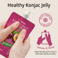 Hethstia Konjac Jelly Drinkable Squeeze Pouch Passion Fruit Flavor, 3 Calories, 10 Packs, 0 Sugar, Vegan, Gluten Free, Keto, Vit