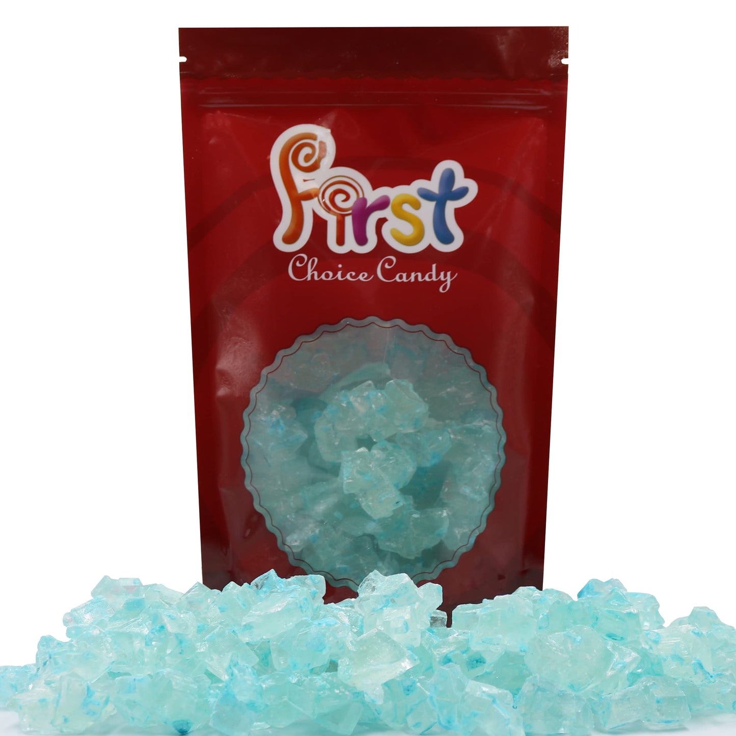 Firstchoicecandy Rock Candy Strings 1.5 Pound Bulk Bag (Light Blue Cotton Candy)