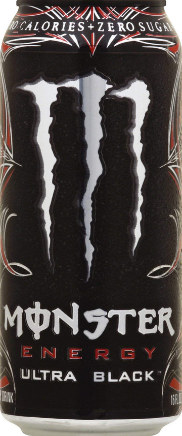 Ultra Black Energy Drink  16 Fl Oz