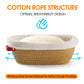 Angadona Sourdough Starter Kit - Handmade Cotton Rope Bannetons with Liners, 35oz Jar, Orange, Model SBBT-CTR-GJKT