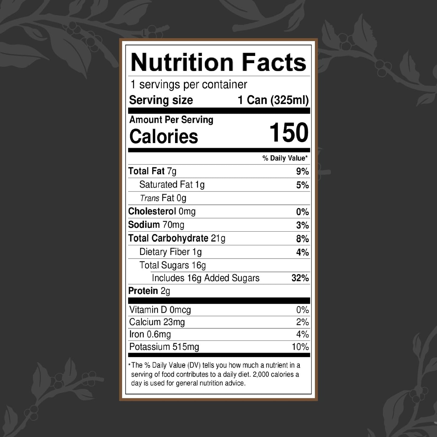Great Lakes Coffee Roasting Co. Mocha Oat Milk Cold Brew Latte, 11 Fl Oz Cans, Pack of 12