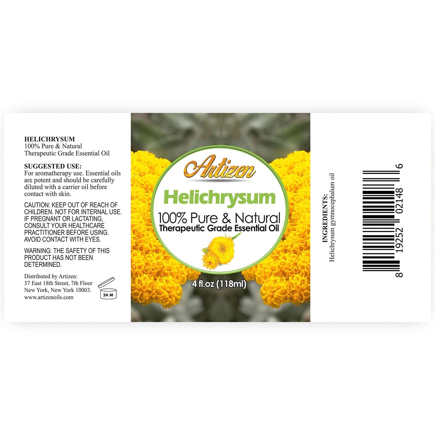 Artizen 30Ml Oils - Helichrysum Essential Oil - 1 Fluid Ounce
