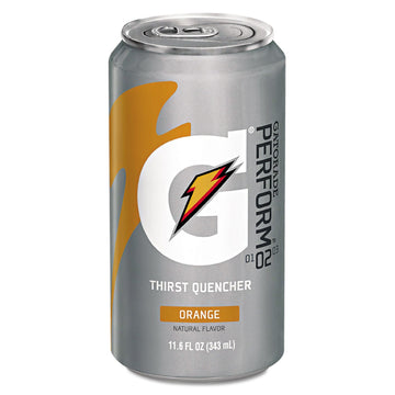Gatorade Thirst Quencher, 24 Count, 11.6 Oz Cans, Orange, 278.4 Fl Oz (Pack Of 24)