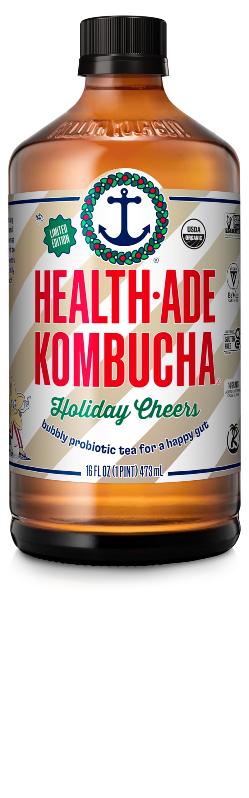 Health-Ade Organic Seasonal Kombucha, 16 Fl oz