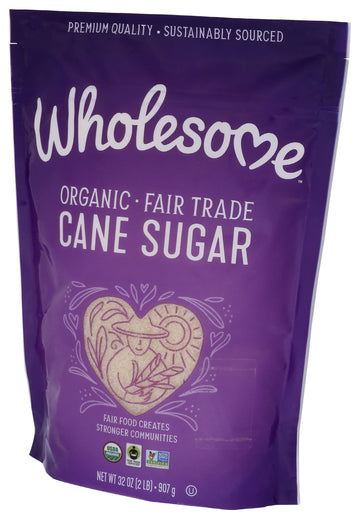 Wholesome Sweeteners, Organic Sugar, Cane, 2 Lb
