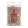Bees Knees Spicy Honey Sticks, 50 Sticks, 1Tsp Each, Wildflower Hot Honey Straws Mixed With Habanero Peppers, Honey Sticks For C
