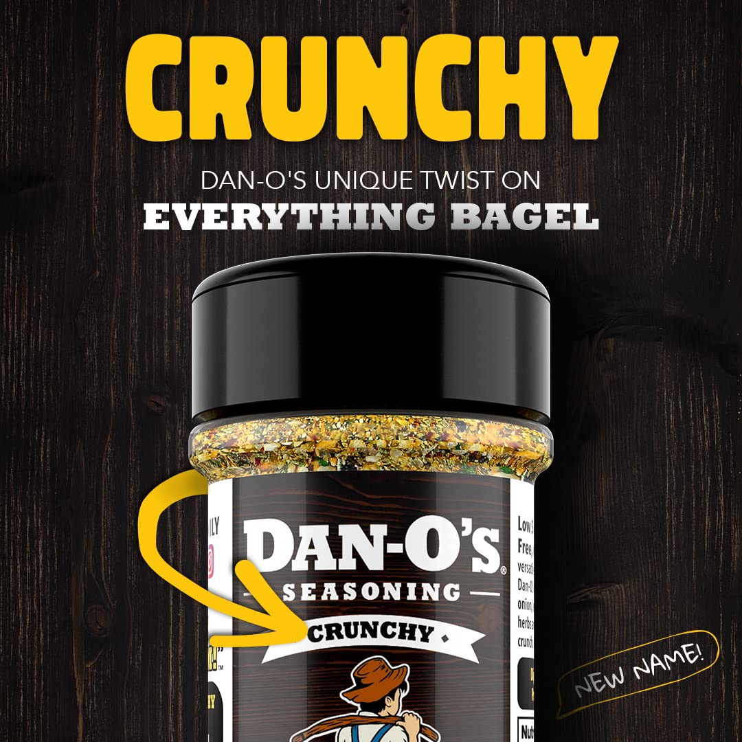 Dan-Os Seasoning 2 Bottle Combo - Original & Crunchy - 3.5 oz Each