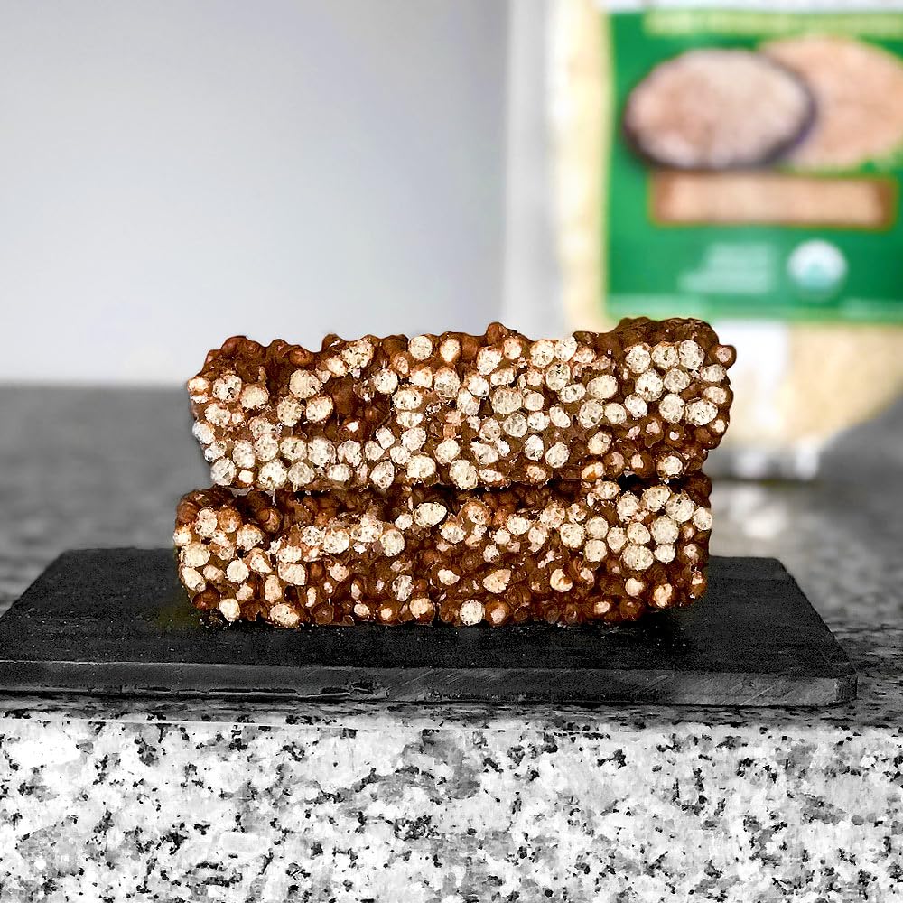 HerbaZest Quinoa Pop Organic - Wholesome & Convenient - Vegan, Gluten Free & USDA Certified - New Bigger 8 oz Pack - Easy to Use