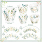 Henoyso 72 Pcs Cupcake Decoration Set Include Cupcake Wrappers And Cupcake Wrapper Toppers Cake Topper For Birthday Party Weddin